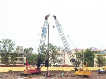 Thi công XD gói thầu Cọc khoan nhồi đại trà công trình: Khu điều trị chất lượng cao BV đa khoa Thái Bình.