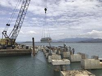 Thi công Dự án xây dựng Hệ thống nâng hạ tàu, CS bảo dưỡng, cầu tàu, đê chắn sóng và bến liền bờ, Trung tâm huấn luyện cảnh sát biển vùng 3 tại Khánh Hòa