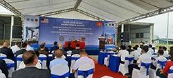 Lễ bàn giao Xưởng bảo dưỡng tàu và hệ thống nâng hạ tàu do USCO thi công tại Cảnh sát biển Vùng 1 tại Hải Phòng
