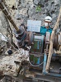 Thi công thăm dò mỏ đá vôi Lam Sơn 2