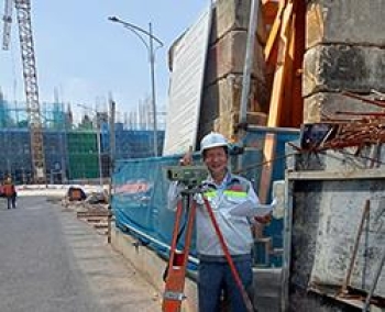 Thi công quan trắc lún phục vụ thi công Dự án: Hỗn hợp cao tầng dự án Tổ hợp thương mại, dịch vụ, hỗn hợp Nam Thái tại TP Phổ Yên, Thái Nguyên.