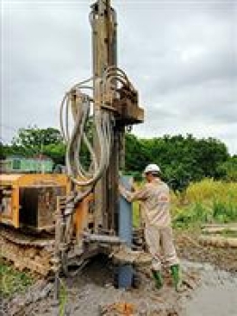 Thi công khoan thăm dò kết hợp khoan khai thác nước ngầm phục vụ Dự án: Cụm công nghiệp Xuân Vân