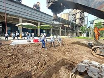 Thi công khoan cọc nhồi Dự án: Hệ thống phát điện tận dụng nhiệt khí thải dây chuyền sản xuất xi măng của Nhà máy xi măng Duyên Hà