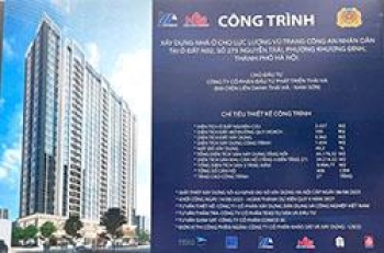 Tổ chức Lễ khởi công dự án xây dựng nhà ở cho lực lượng vũ trang Công an nhân dân tại Ô đất N02, số 275 Nguyễn Trãi, Phường Khương Đình, Thành phố Hà Nội